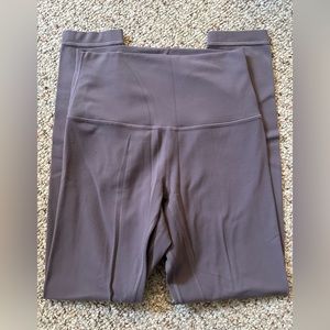 Purple Lululemon align leggings. Light fraying on the side, size 6